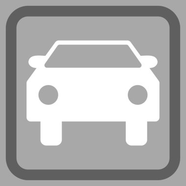 Otomobil Düz Vektör Simgesi