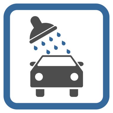 Araba Yıkama Düz Vektör Simgesi