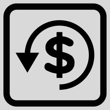 Ters ibraz düz vektör simgesi