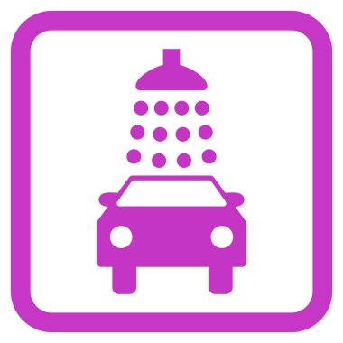 Araba Yıkama Düz Vektör Simgesi