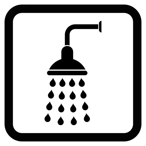 Icono de vector plano de ducha — Archivo Imágenes Vectoriales