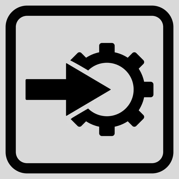 COG Integration platt vektor Icon — Stock vektor