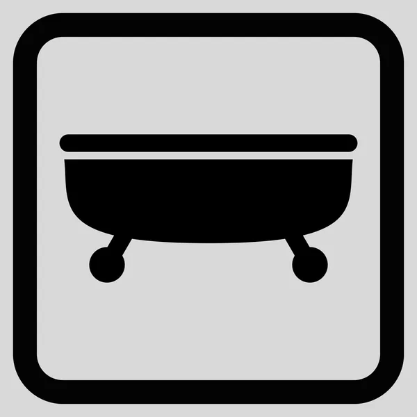 Ícone de vetor plano de banheira —  Vetores de Stock