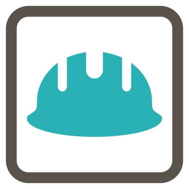 Oluşturucu işçisi düz vektör simgesi