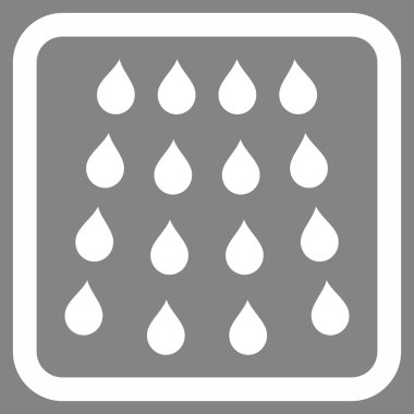 Damla düz vektör simgesi