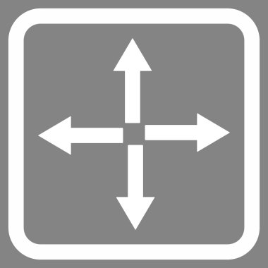 Oklar düz vektör simgesini genişletin