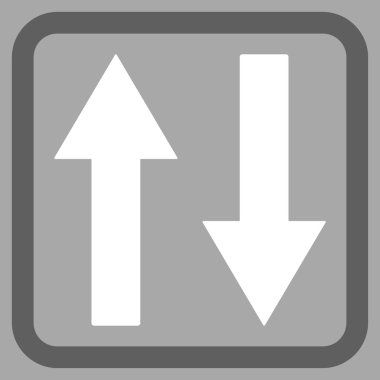 Dikey Çevir okları vektör simge düz