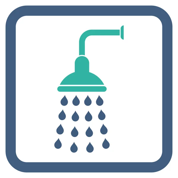 Sprcha ploché vektorové ikony — Stockový vektor