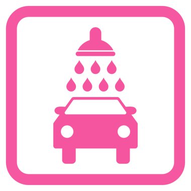 Araba Yıkama Düz Vektör Simgesi