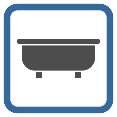 Küvet Düz Vektör Simgesi