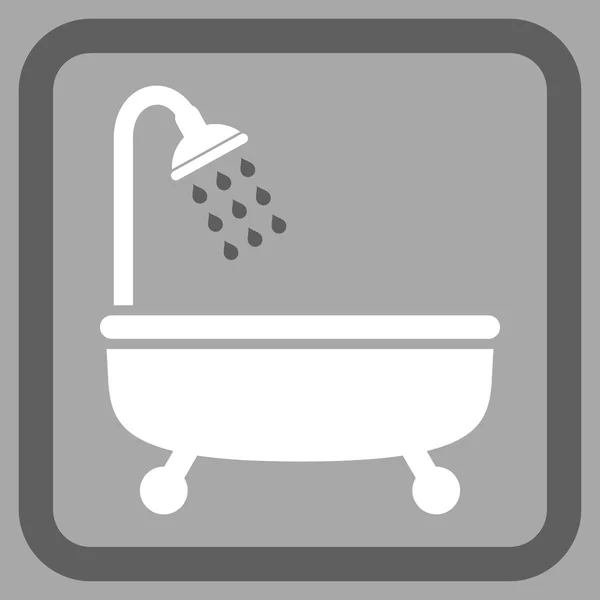 シャワー フラット ベクトル アイコン — ストックベクタ