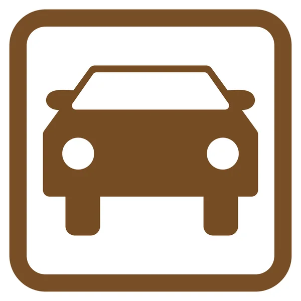 Icono de vector plano de coche — Vector de stock