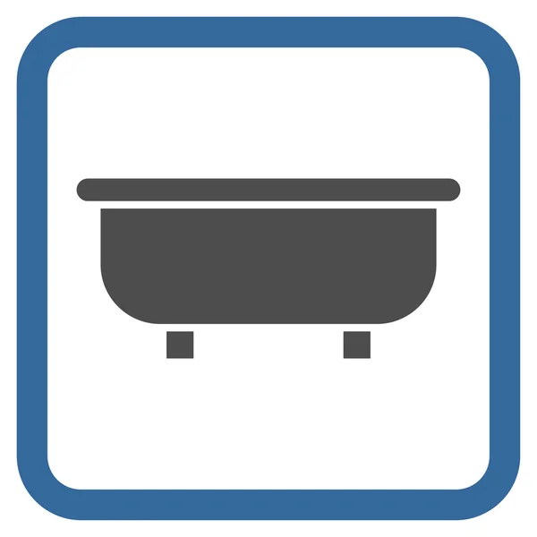 Bathtub Flat Vector Icon — Stock Vector