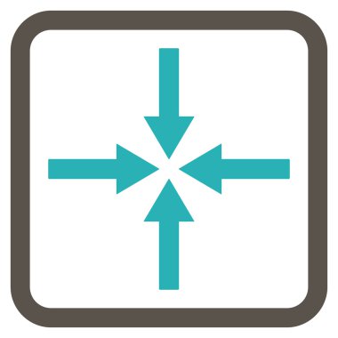 Etkisi oklar düz vektör simgesi