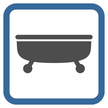 Küvet Düz Vektör Simgesi