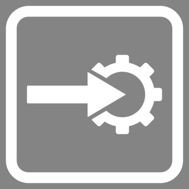 COG Tümleştirme düz vektör simgesi