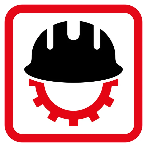 Desarrollo Hardhat Flat Vector Icon — Vector de stock