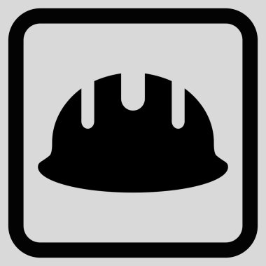 Oluşturucu işçisi düz vektör simgesi