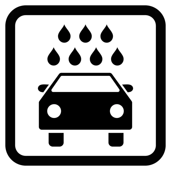 Car Shower Flat Vector Icon — Stockvector