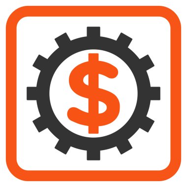 Finans sektöründe düz vektör simgesi