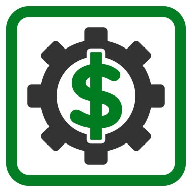 Mali seçenekleri düz vektör simgesi