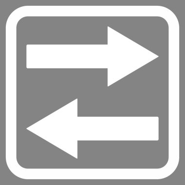 Yatay Çevir okları vektör simge düz