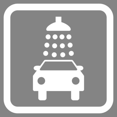 Araba Yıkama Düz Vektör Simgesi