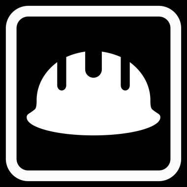 Oluşturucu işçisi düz vektör simgesi