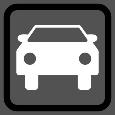 Otomobil Düz Vektör Simgesi