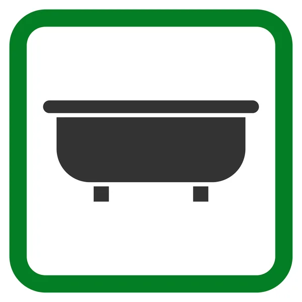 Bathtub Flat Vector Icon — Stock Vector
