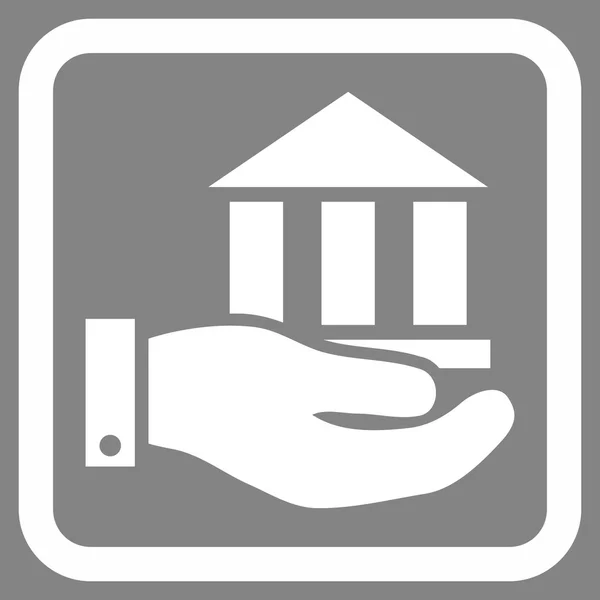 Bank Service Flat Vector Icon — Stockvector