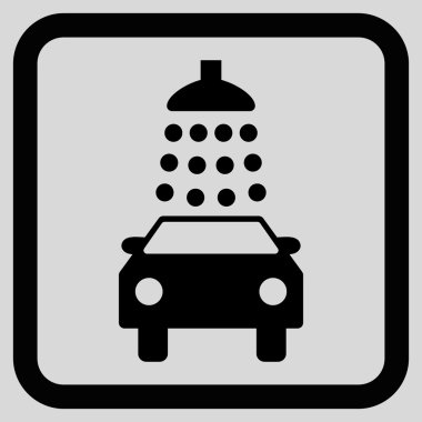 Araba Yıkama Düz Vektör Simgesi