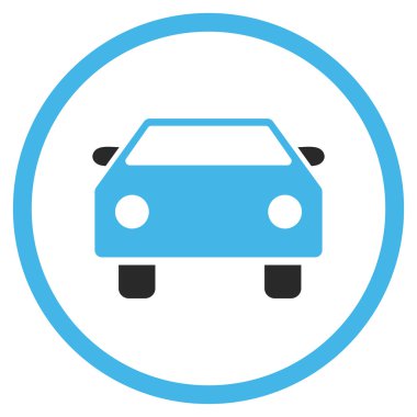 Otomobil Düz Vektör Simgesi