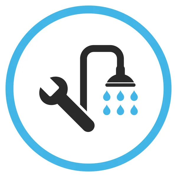 Plumbing Flat Vector Icon — Stock Vector