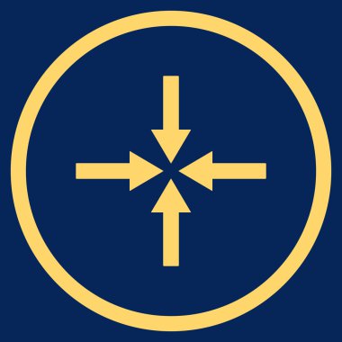 Etkisi oklar düz vektör simgesi