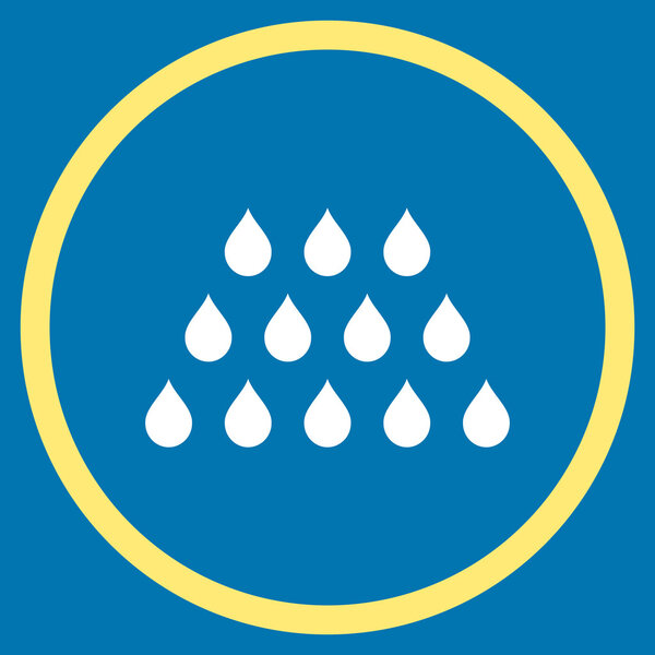 Drops Flat Vector Icon