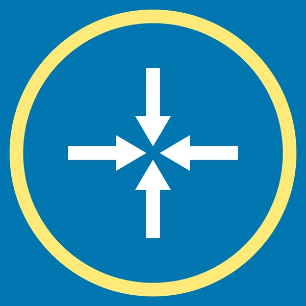 Download Impact Arrows Flat Vector Icon — Stock Vector ...