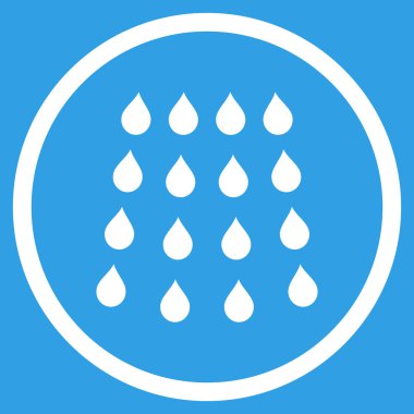 Damla düz vektör simgesi