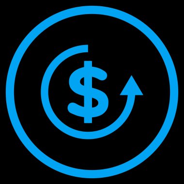 Düz vektör simge iade