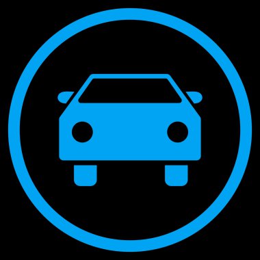 Otomobil Düz Vektör Simgesi