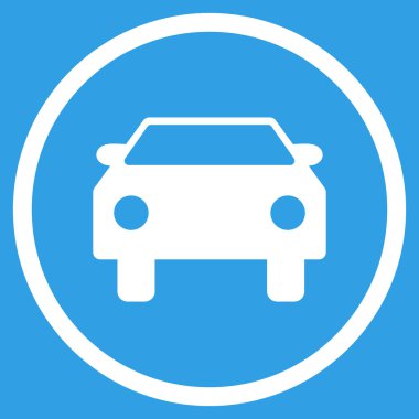 Otomobil Düz Vektör Simgesi