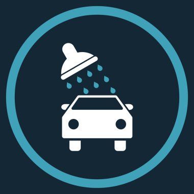 Araba Yıkama Düz Vektör Simgesi