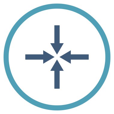 Etkisi oklar düz vektör simgesi