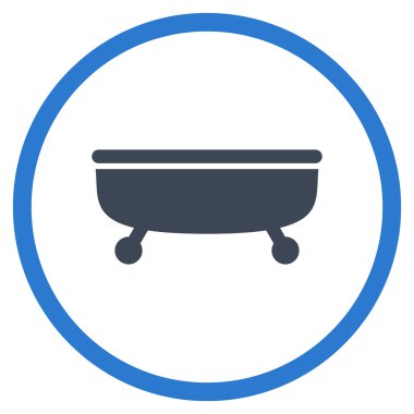 Küvet Düz Vektör Simgesi