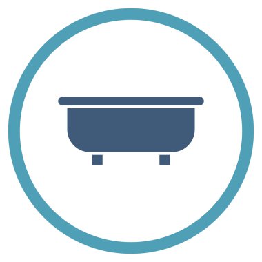 Küvet Düz Vektör Simgesi