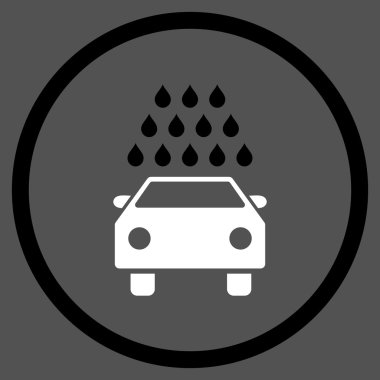 Araba Yıkama Düz Vektör Simgesi