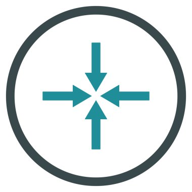 Etkisi oklar düz vektör simgesi