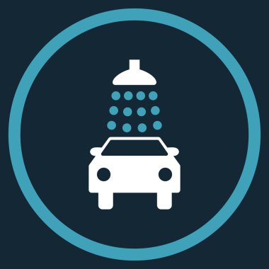 Araba Yıkama Düz Vektör Simgesi