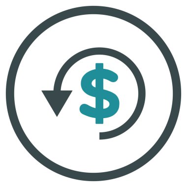 Ters ibraz düz vektör simgesi