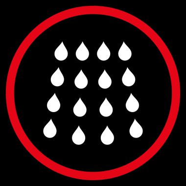 Damla düz vektör simgesi